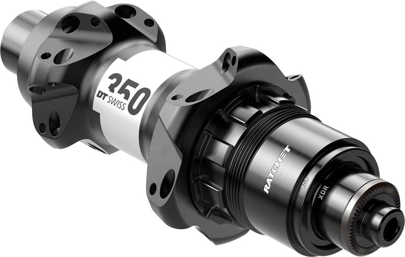 DT Swiss 350 Rear Hub - QR x 130mm Rim Brake XDR Black 24H Straightpull 36pt