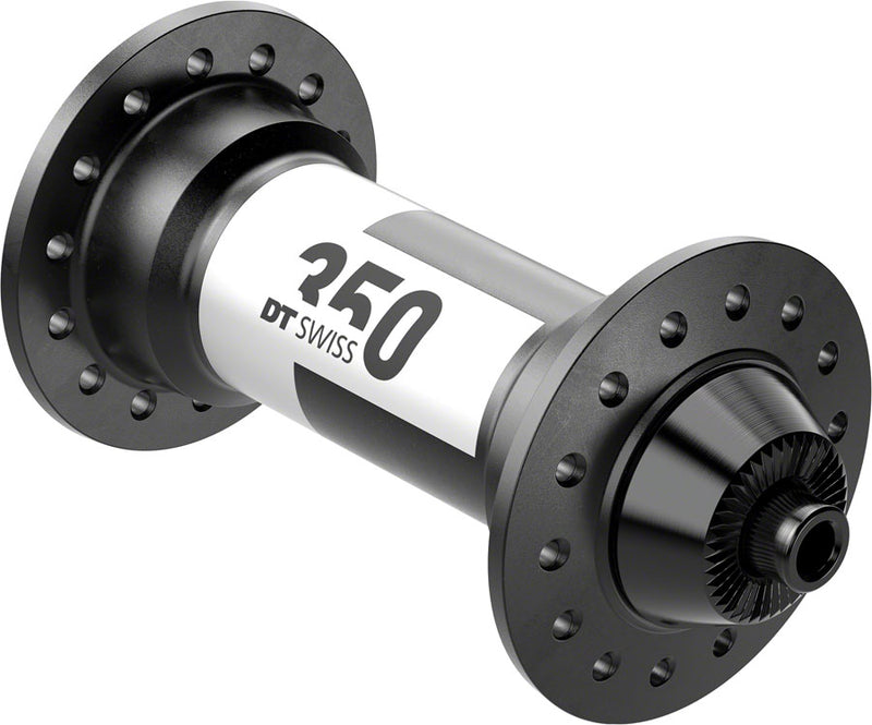 DT Swiss 350 Front Hub - QR x 100mm Rim Brake Black 20H