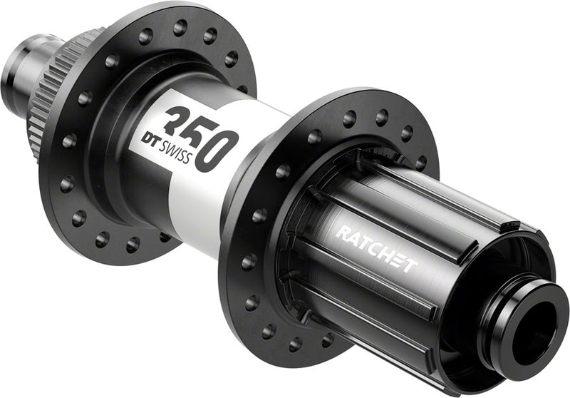 DT Swiss 350 Rear Hub - 12 x 142mm Center-Lock HG11 Road Black 24H 36pt