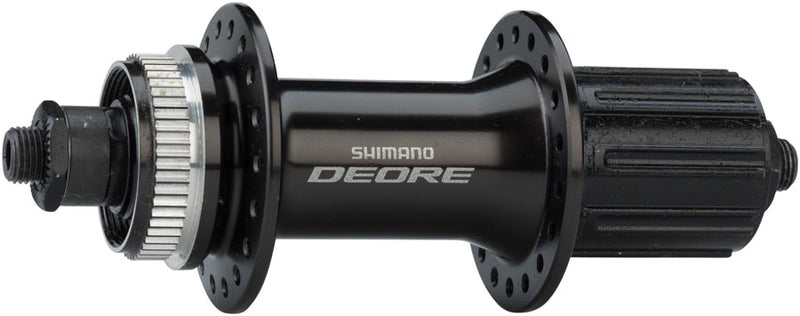 Shimano Deore M6000 Rear Hub - QR x 135mm Center-Lock HG10 Black 36H