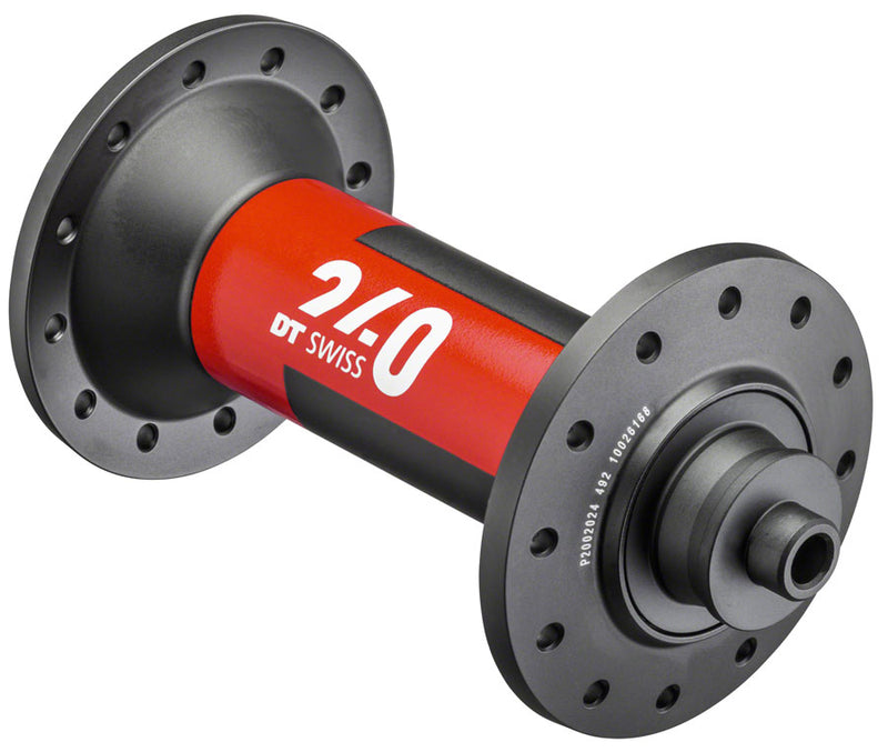 DT Swiss 240 Front Hub - QR x 100mm 20h Black/Red