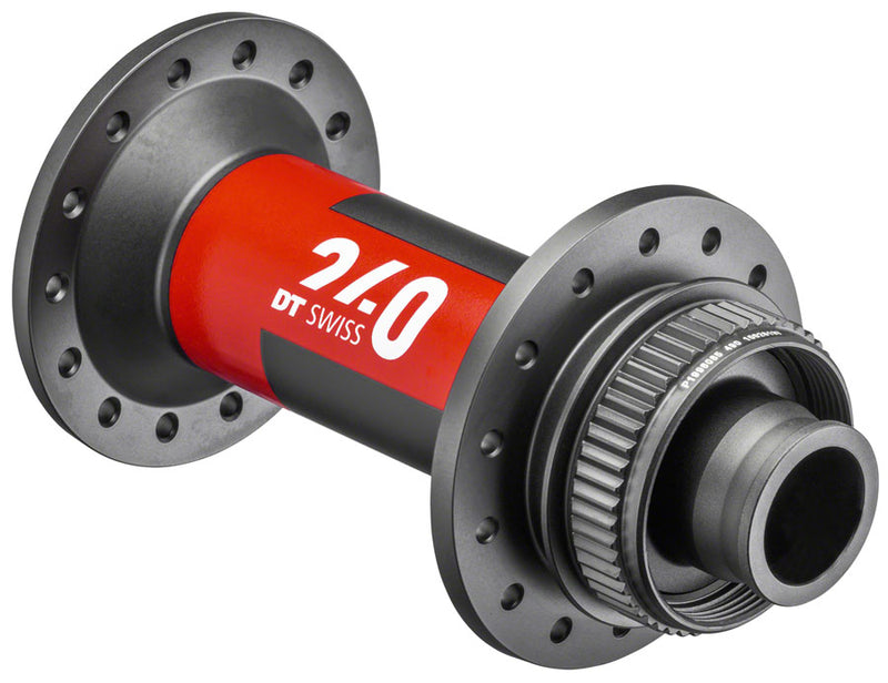 DT Swiss 240 Front Hub - 15 x 110mm Center Lock 28h Black/Red