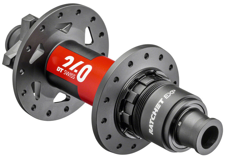 DT Swiss 240 EXP Rear Hub - 12 x 148mm 6-Bolt XD Black/Red 32H 36pt