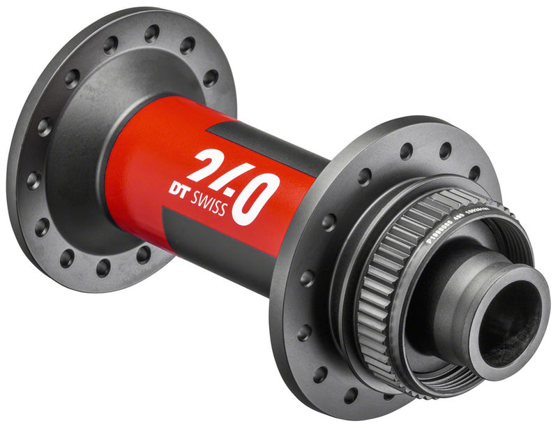 DT Swiss 240 Front Hub - 15 x 110mm Center Lock 32h Black/Red