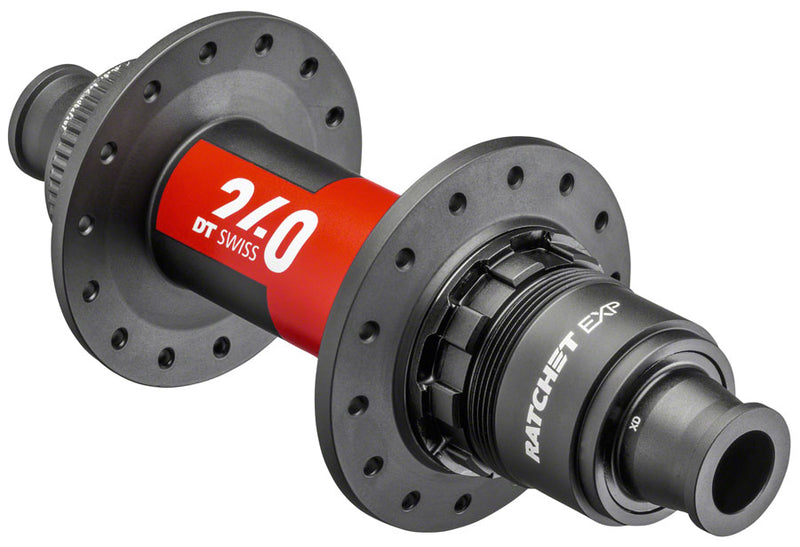 DT Swiss 240 EXP Rear Hub - 12 x 148mm Center-Lock XD Black/Red 32H 36pt