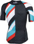 Teravail Waypoint Men's Jersey - Black White Blue Red Small