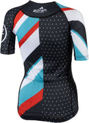 Teravail Waypoint Women's Jersey - Black White Blue Red 2X-Large