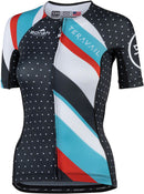 Teravail Waypoint Women's Jersey - Black White Blue Red 2X-Large