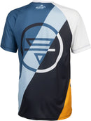 Teravail Waypoint Men's MTB Jersey - White Blue Lite Blue Black Gold Small