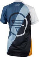 Teravail Waypoint Women's MTB Jersey - White Blue Lite Blue BLK Gold X-Large