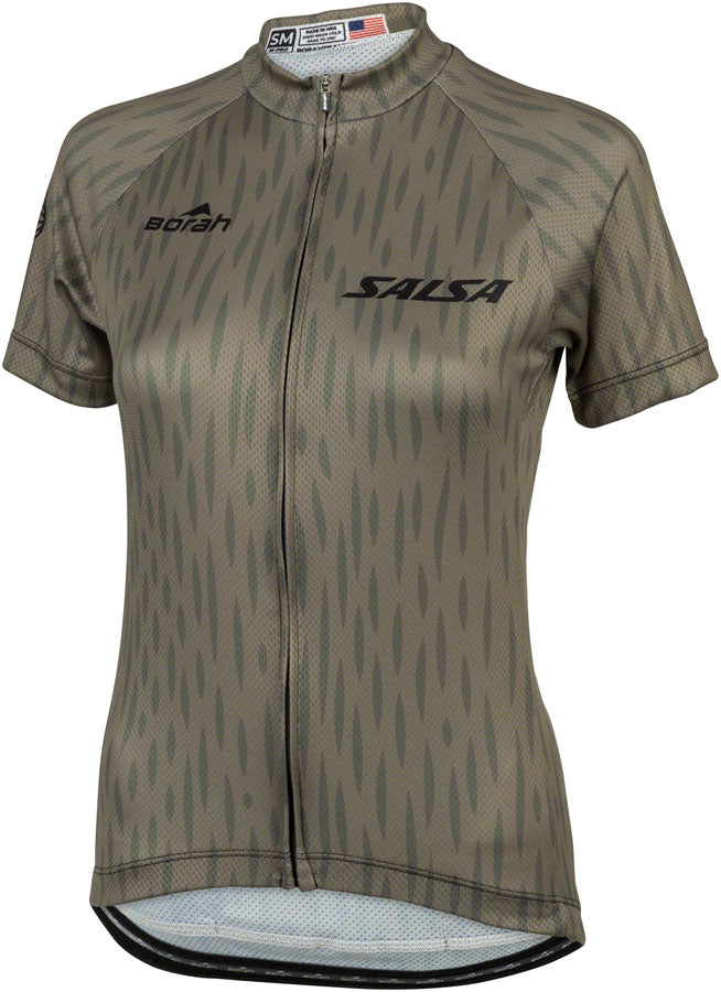 Salsa Women's Hinterland Jersey - X-Large Olive Green