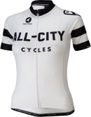 All-City Classic Jersey - White/Black Short Sleeve Women's X-Small