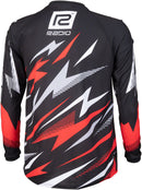 Radio Lightning BMX Race Jersey - Red Long Sleeve Men's X-Small