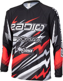 Radio Lightning BMX Race Jersey - Red Long Sleeve Men's X-Small