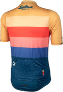 Salsa Team Polytone Men's Jersey - Goldenrod Dark Blue w/ Stripes Large