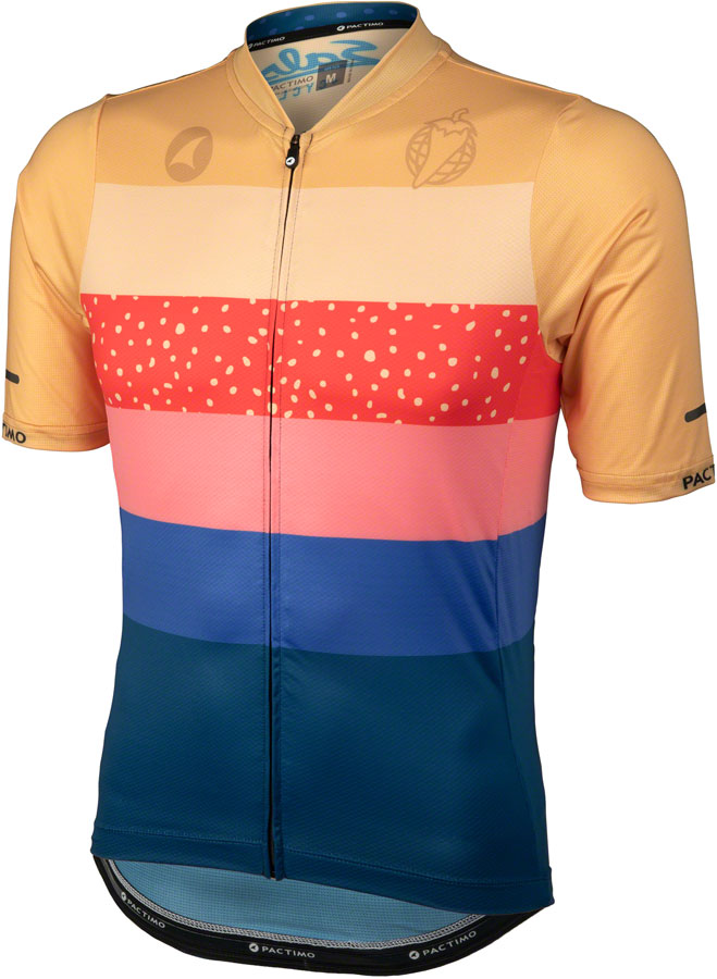 Salsa Team Polytone Men's Jersey - Goldenrod Dark Blue w/ Stripes 3X-Large