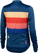 Salsa Team Polytone Women's Long Sleeve Jersey - Dark Blue w/ Stripes 2X-Large