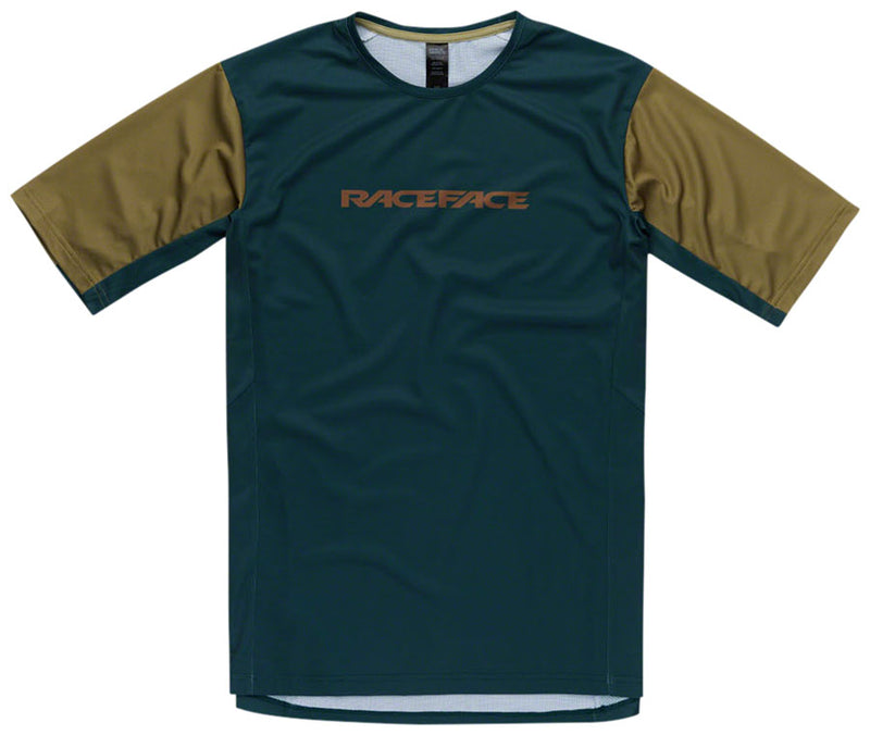 RaceFace Indy Jersey - Short Sleeve Mens Pine Small