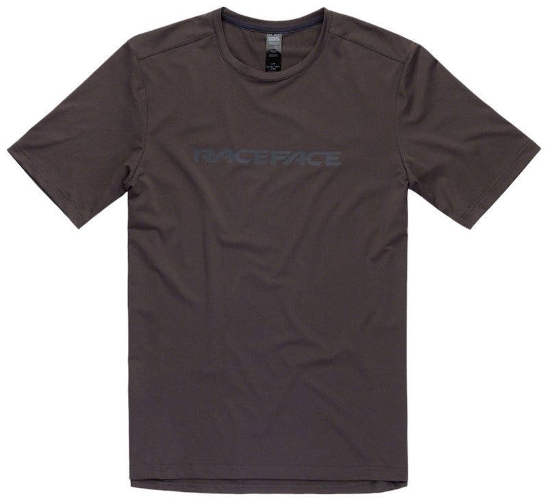 RaceFace Commit Tech Top - Short Sleeve Charcoal Small