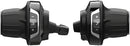 Shimano Tourney SL-RV400 Revoshift Twist Shifter Set - 3x7 Speed Optical Gear Display