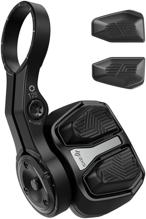 SRAM AXS POD Ultimate Electronic Controller - Left Right Mount Discrete Clamp 2-Button BLK