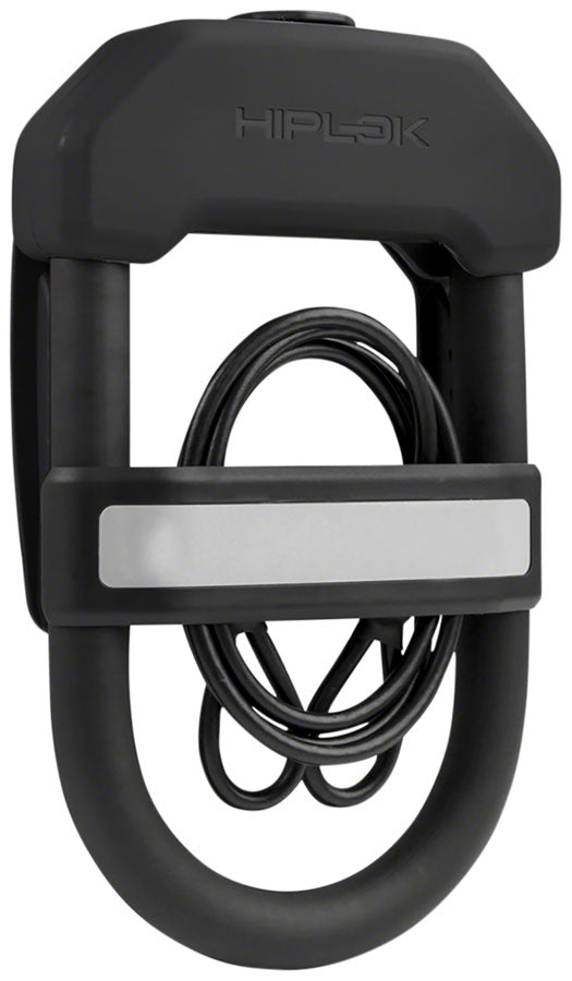 Hiplok DXC Wearable U-Lock - 3.34 x 5.9" Keyed Includes 1m Cable Black
