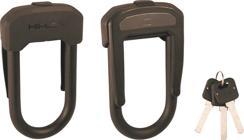 Hiplok D U-Lock and Cable Lock Black