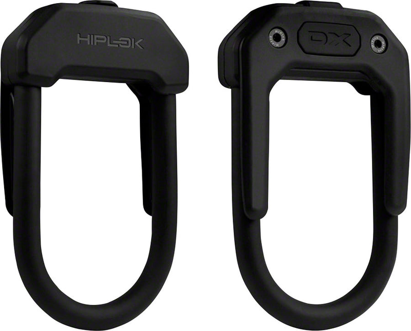 Hiplok DX Wearable U-Lock - 3.34 x 5.9" Keyed Black