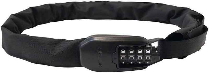 Hiplok Spin Wearable Combination Chain Lock: All Black