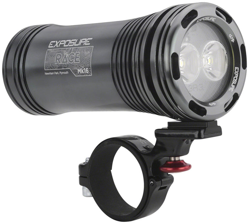 Exposure Race Mk16 Headlight - 2400/1600 Lumens REFLEX Technology Gun Metal BLK