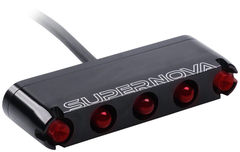 Supernova M99 eBike Taillight: 6V Black