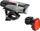 Niterider Lumina Pro 1200/Vmax+ 150 Black 8F/6R Combo Handlebar/Seatpost USB 1200