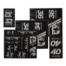 Fox Shox Heritage Decal Kit Stealth