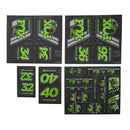 FOX Heritage Decal Kit for Forks and Shocks Green