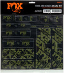 FOX Fork and Shock Decal Kit - Olive Drab