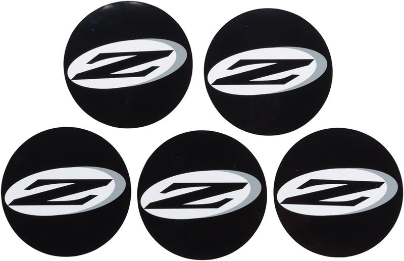 Zipp Disc Valve Hole Cover Sticker Kit - Black 5 pieces