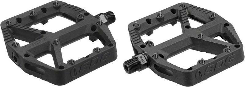 SDG Comp Pedals - Platform Composite  9/16"  Black