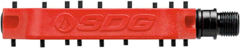 SDG Comp Pedals - Platform Composite  9/16"  Red