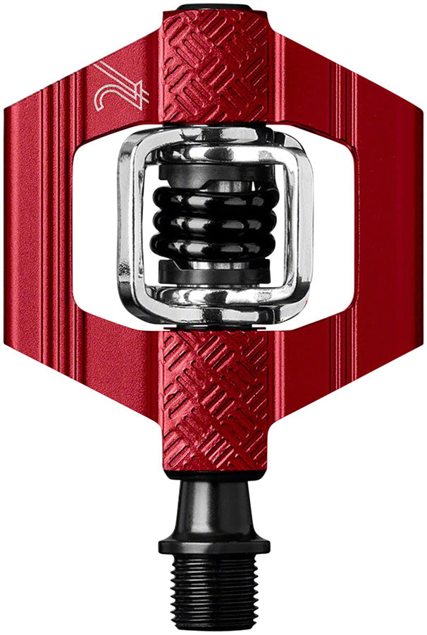 Crank Brothers Candy 2 Pedals - Dual Sided Clipless Aluminum 9/16" Red