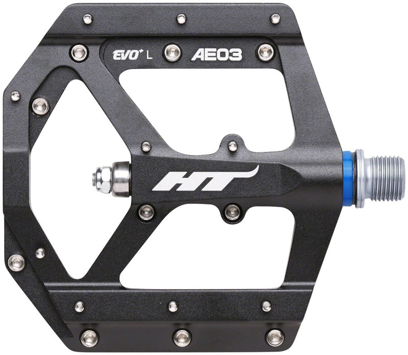 HT Components AE03(EVO+) Pedals - Platform Aluminum 9/16" Black