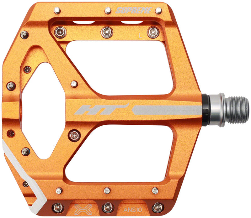 HT Components ANS10 Pedals - Platform Aluminum 9/16" Orange