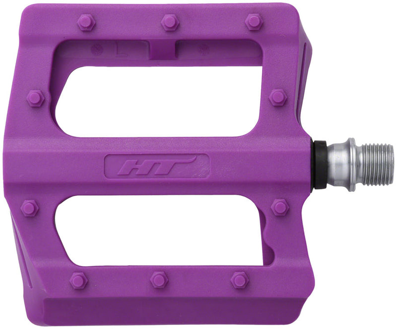 HT Components PA12 Pedals - Platform Composite 9/16" Dark Purple