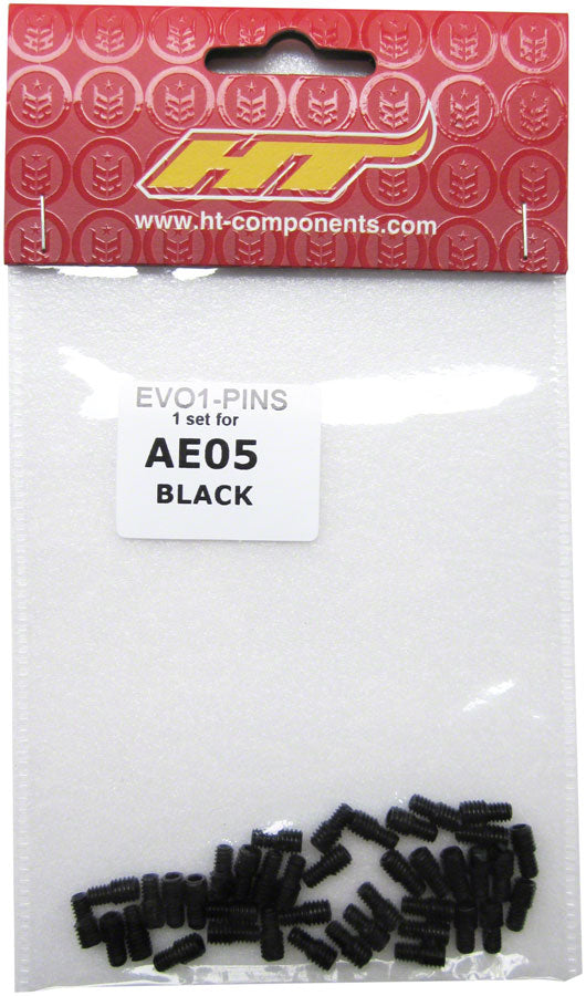 HT Components AE05(EV01) Pedal Pin Kit - Black