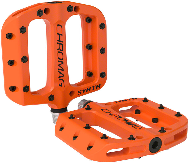 Chromag Synth Pedals - Platform Composite 9/16" Orange
