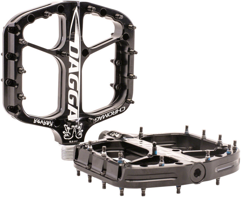Chromag Dagga Pedals - Platform Aluminum 9/16" Black