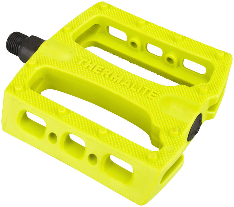 Stolen Thermalite Pedals - Platform Composite/Plastic 9/16" Neon Yellow