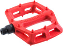 DMR V6 Pedals - Platform Plastic 9/16" Red
