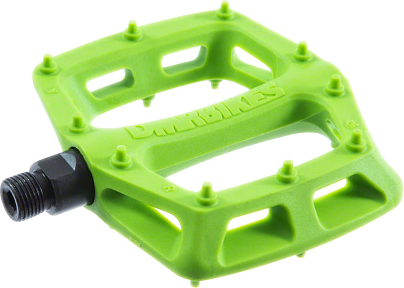 DMR V6 Pedals - Platform Plastic 9/16" Green