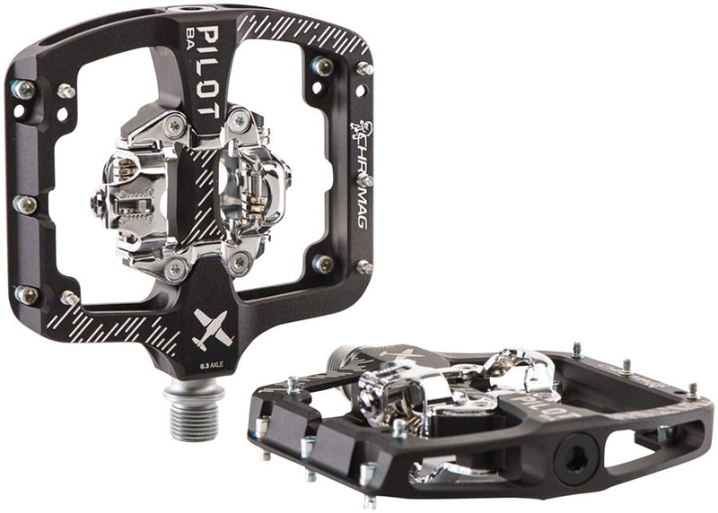 Chromag Pilot BA Pedals - Dual Sided Clipless 9/16" Black Wide