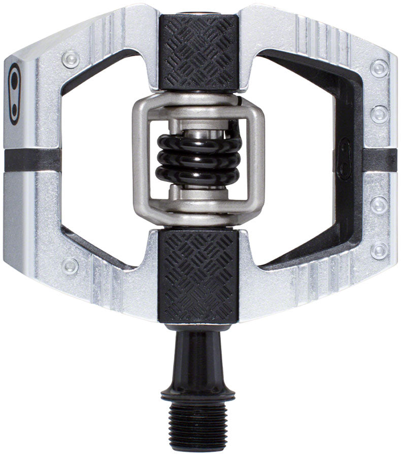 Crank Brothers Mallet E LS Pedals - Dual Sided Clipless Platform Aluminum 9/16" High Polish Silver